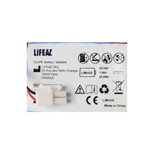 Clark Pro defibrillátor akkumulátor